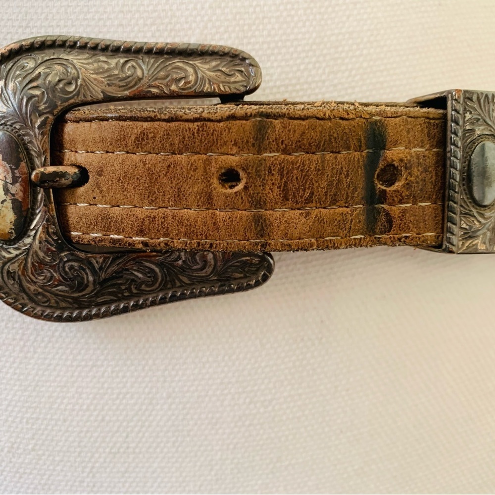 Leather belt - Picture 2 of 14